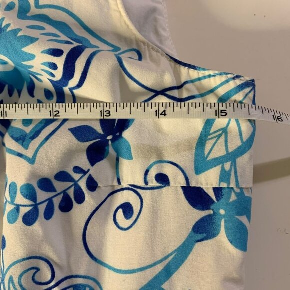 Hanna Andersson Blue Sleeveless Butterflies & Flowers Summer Dress - Picture 8 of 12